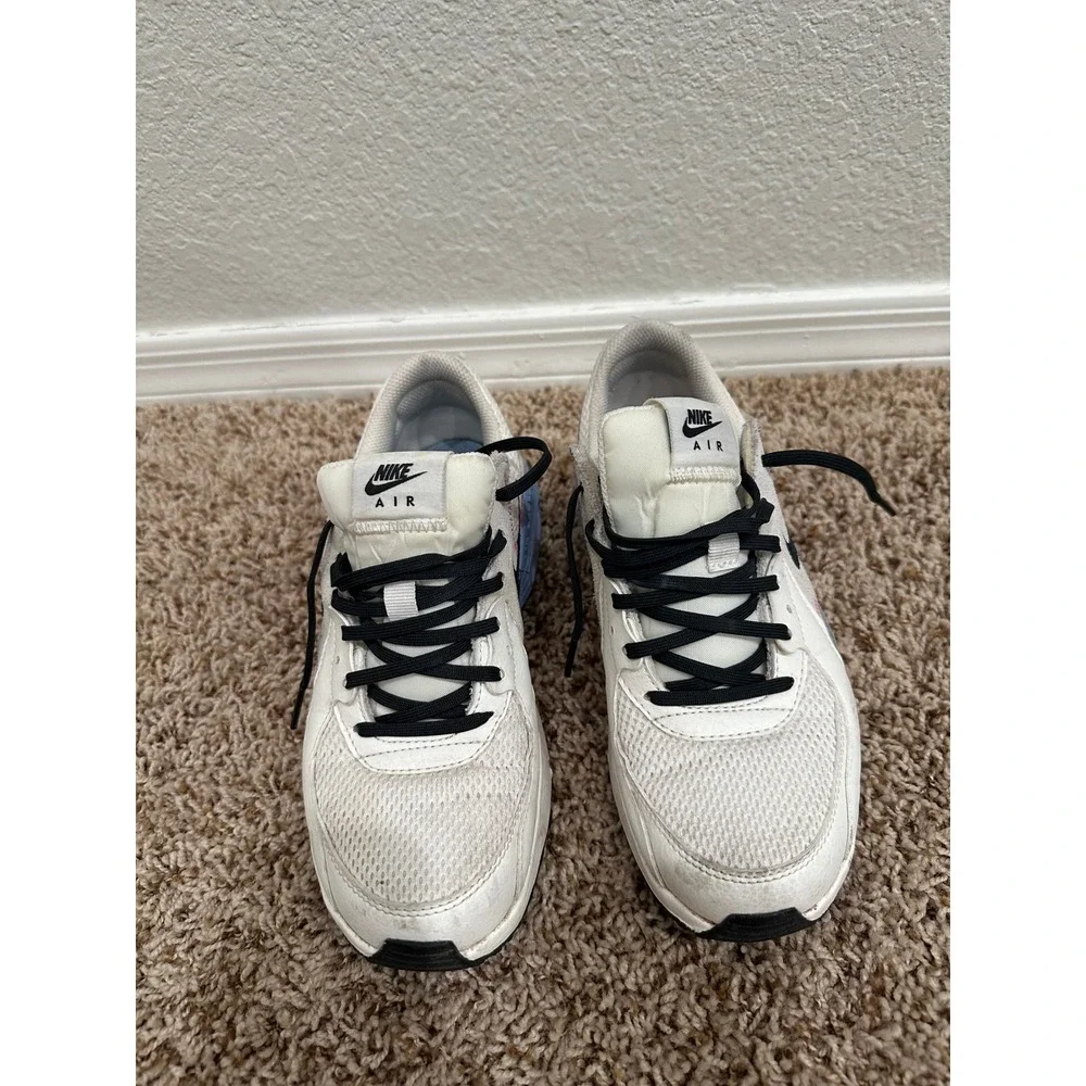 Nike Air Max Excee Womens White Black Blue Pink Stitch Sneakers Size 8 - Picture 3 of 8